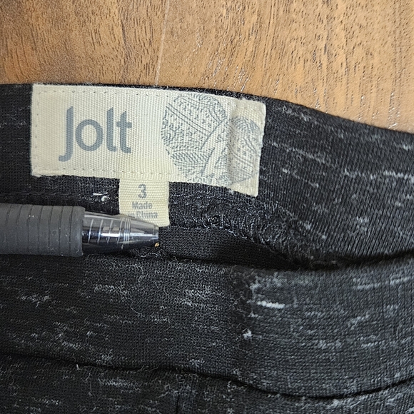 Jolt Junior girls black size 3 leggings - Picture 4 of 6